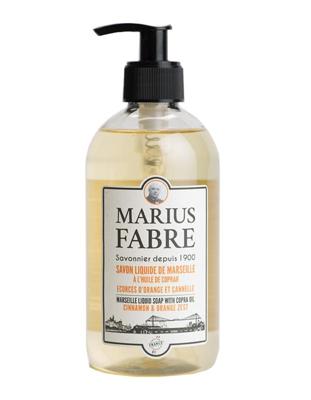 Marius Fabre Zeep sinaasappel kaneel met pomp 400 Milliliter
