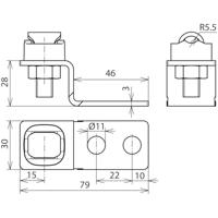 DEHN ES ZF 2XB11 KSV 7.10 STTZN Eindstuk 1 stuk(s) - thumbnail