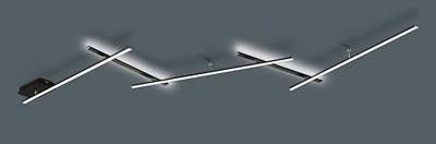 Trio PlafondlampIndira zwart - 674610532