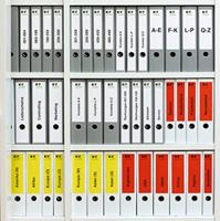 Herma Ordneretiketten 5095 61 x 192 mm Papier Wit Permanent hechtend 100 stuk(s) - thumbnail