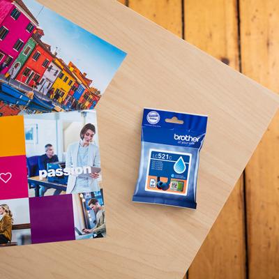 Originele inktcartridge Brother LC521C Cyaan