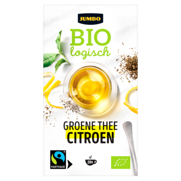 Jumbo Biologisch Groene Thee Citroen 20 Stuks Jumbo Biologisch Groene Thee Citroen 20 Stuks