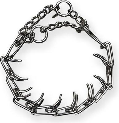 Prikhalsband hond - 9 schakels - 3,2mm - Verchroomd Prikhalsband hond - 9 schakels - 3,2mm - Verchroomd