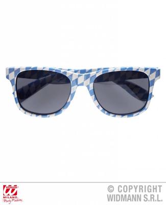 Beierse print Bril met donkere glazen