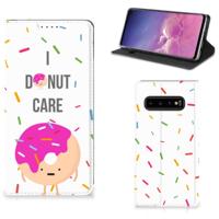 Samsung Galaxy S10 | Flip Style Cover | Donut Roze - thumbnail