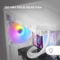 Mars Gaming MC-3TLITE Mini Tower Wit - thumbnail