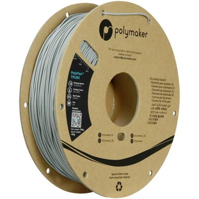 Polymaker PD02003 TPU90 Filament TPU Flexibel 1.75 mm 750 g Grijs PolyFlex™ 1 stuk(s)