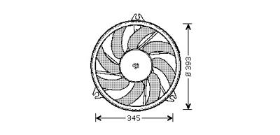 VENTILATOR met AIRCO 39CM Vierk.Stekker 4028748 VENTILATOR met AIRCO 39CM Vierk.Stekker 4028748