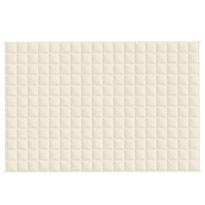 Verzwaringsdeken 120x180 cm 9 kg stof lichtcrmekleurig Verzwaringsdeken 120x180 cm 9 kg stof lichtcrmekleurig