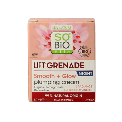 So Bio Etic Lift grenade night cream 50 Milliliter So Bio Etic Lift grenade night cream 50 Milliliter