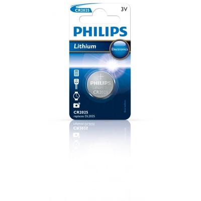 Philips Knoopcel CR2025 3 V 1 stuk(s) Lithium Minicells