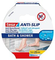 tesa BATH & SHOWER 55533-00000-11 Anti-sliptape Transparant (l x b) 5 m x 25 mm 1 stuk(s) - thumbnail