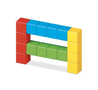 Geomag MagiCube Green Line neodymium magneetspeelgoed 16 stuk(s) Multi kleuren Geomag MagiCube Green Line neodymium magneetspeelgoed 16 stuk(s) Multi kleuren