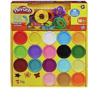 Play-Doh Super Color Kit 18 Potjes Klei
