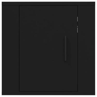 Tv-wandmeubel 40x34,5x40 cm zwart