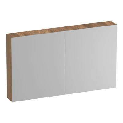 Brauer Impress Spiegelkast 120 cm - zonder Verlichting - Met 2 Dubbelzijdige Spiegeldeuren - Honey