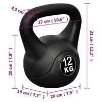 VidaXL Kettlebell 12 kg - thumbnail