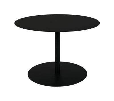 Zuiver Ronde Bijzettafel 'Snow' Staal, 60cm, kleur Zwart Zuiver Ronde Bijzettafel 'Snow' Staal, 60cm, kleur Zwart