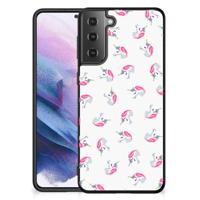 Back Case voor Samsung Galaxy S21 Plus Unicorns - thumbnail