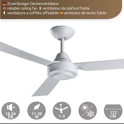 Beacon Plafondventilator witCalypso Ø 122cm IP20 - 213015