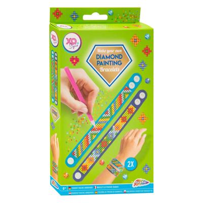 Grafix Diamond painting armbanden groen, 2st.