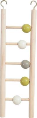 Zolux ladder hout 5 treden met kralen Zolux ladder hout 5 treden met kralen