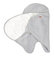 Deken BEABA Babynomade® met fleece voering gemêleerd grijs - thumbnail