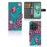 OnePlus 12 Hoesje Cirkels en Vlinders | Portemonnee hoesje - thumbnail