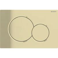 Geberit Sigma 01 bedieningspaneel glans edelmessing voor Sigma reservoirs 8cm (UP720) en 12cm (UP320) - thumbnail
