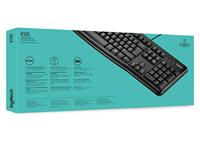 Logitech K120 toetsenbord Zwart Azerty Belgisch - thumbnail