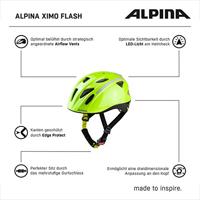 Olympic Sportswear Alpina sports kinderhelm ximo flash be visible 47-51 glans - thumbnail