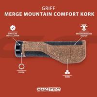 CONTEC handvatten "merge mountain comfort kork" ct grips merge mountain comfort cork, 96/140mm - thumbnail