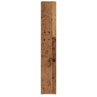 Cd-kasten 2 st 21x16x93,5 bewerkt hout oud houtkleurig - thumbnail