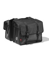 HEMA Dubbele fietstas 60L 32x42x22 zwart - thumbnail