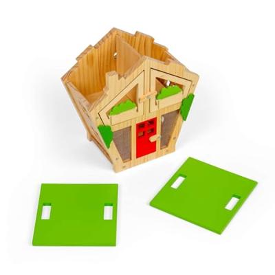 Bigjigs houten insectenhuisje, 7dlg. - thumbnail
