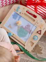 Vrienden van het Bos Magic Slate gemaakt van FSC¨-hout ecru - thumbnail