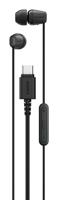 Sony IER‑EX15C - Bedrade USB-C oordopjes met microfoon - Lichtgewicht in-ear hoofdtelefoon - Knoopvrije kabel, helder geluid, Perfect voor op reis en dagelijks gebruik - Zwart - thumbnail