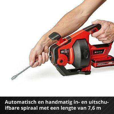 Einhell TE-DA 18/760 Li Solo - Accu Automatische Rioolontstopper | 18V | Zonder accu en lader - 4514160 4514160 - thumbnail