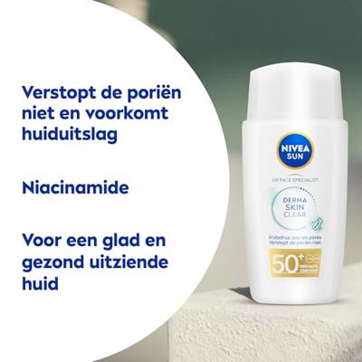 Nivea Sun Derma Skin Clear Fluid SPF50+ - thumbnail