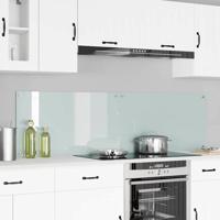VidaXL Keuken achterwand 2 pcs wit 90 x 50 cm gehard glas - thumbnail