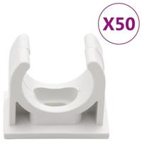 VidaXL Kabelgoten met klemmen ø20 mm 30 m pvc - thumbnail