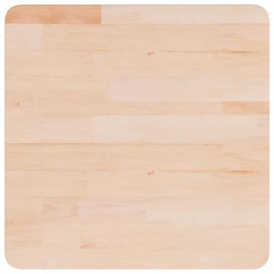 Tafelblad vierkant 50x50x4 cm onbehandeld massief eikenhout