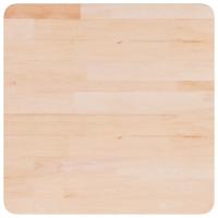 Tafelblad vierkant 50x50x4 cm onbehandeld massief eikenhout - thumbnail