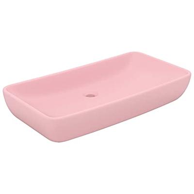 VidaXL Wastafel rechthoekig 71x38 cm keramiek matroze VidaXL Wastafel rechthoekig 71x38 cm keramiek matroze