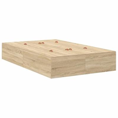Bedframe Sonoma eiken 200 x 120 x 31.5 cm Bewerkt hout