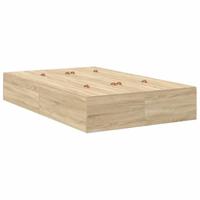Bedframe Sonoma eiken 200 x 120 x 31.5 cm Bewerkt hout - thumbnail
