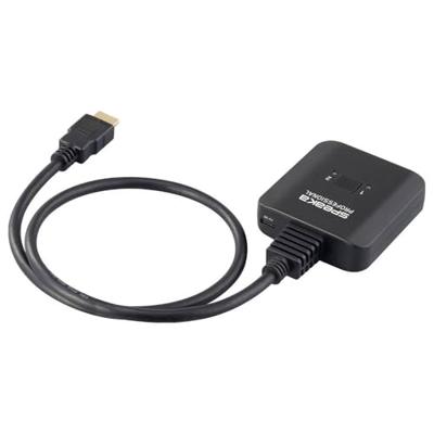 SpeaKa Professional SP-HDMIBS-100 HDMI-switch 2 poorten Ultra HD-geschikt, Bidirectioneel bruikbaar 7680 x 4320 Pixel
