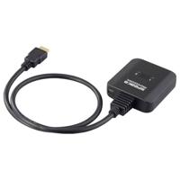 SpeaKa Professional SP-HDMIBS-100 HDMI-switch 2 poorten Ultra HD-geschikt, Bidirectioneel bruikbaar 7680 x 4320 Pixel - thumbnail