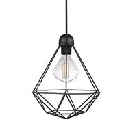Nordlux Tees 84863003 Hanglamp LED E27 60 W Zwart - thumbnail