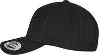 Flexfit FX5789M YP Classics 5-Panel Premium Curved Visor Snapback Cap - Black - One Size - thumbnail